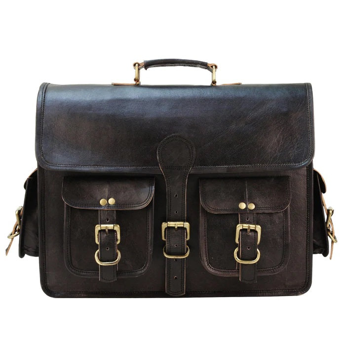 Black Leather Briefcase