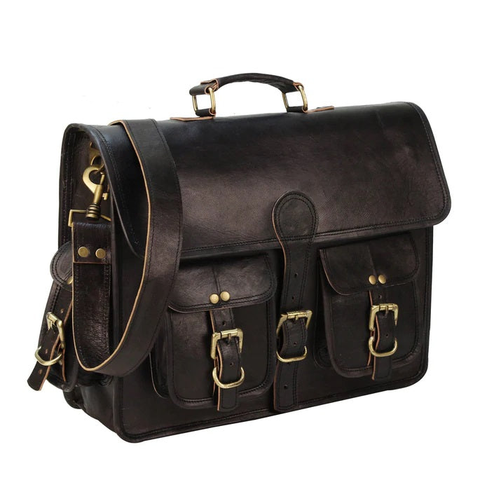 Black Leather Briefcase